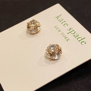 Kate Spade 5- Sided Diamond earrings